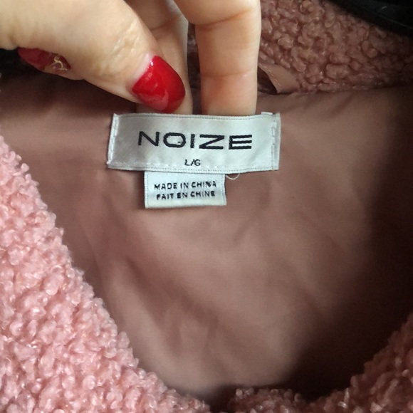 NEW Noize Jackets & Coats Noize Miley Women's Short Length Faux Sherpa - Picture 8 of 13